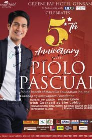 Piolo Pascual “Concert In Greenleaf Hotel 5th Anniversary Show”