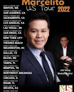 Marcelito Pomoy US Tour 2022